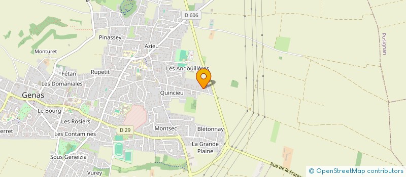 localisation de l'entreprise SCI ACE CHAMPION  GENAS