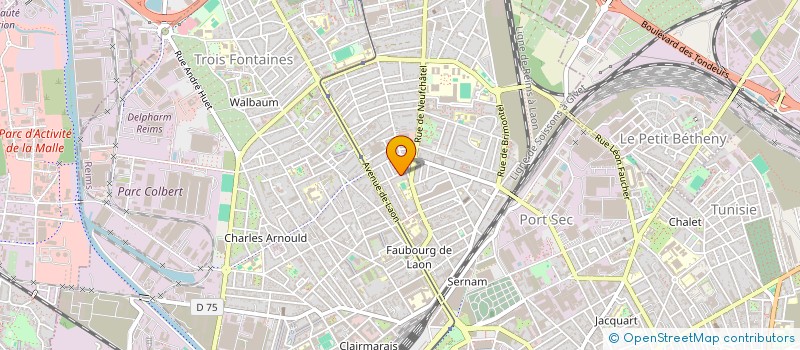 localisation de l'entreprise SCI ACE IMMOBILIER  REIMS