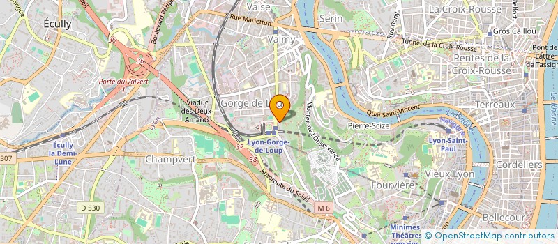 localisation de l'entreprise SCI ACELBA  LYON