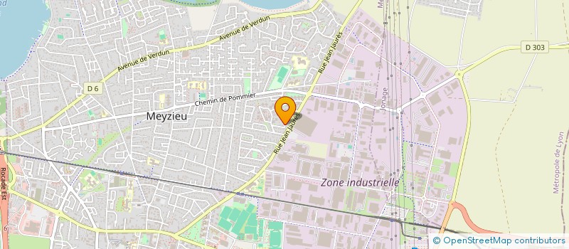 localisation de l'entreprise SCI ACELL  MEYZIEU