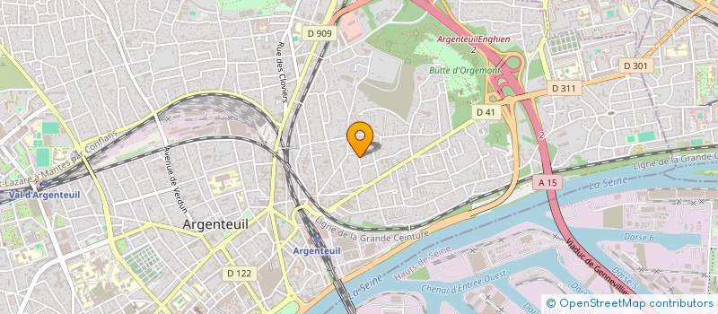 localisation de l'entreprise SCI ACERBIS  ARGENTEUIL