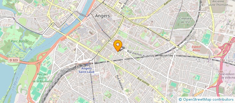 localisation de l'entreprise SCI ACEROLA à ANGERS