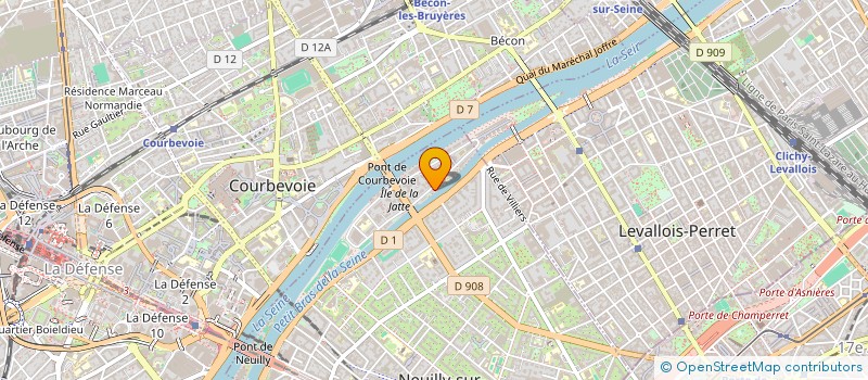 localisation de l'entreprise SCI ACES à NEUILLY-SUR-SEINE