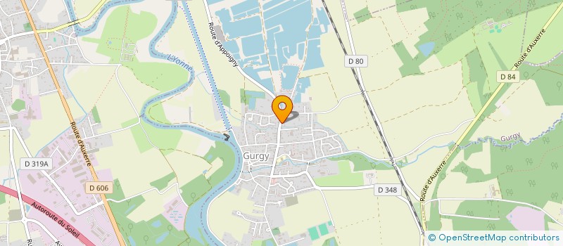 localisation de l'entreprise SCI ACESO  GURGY