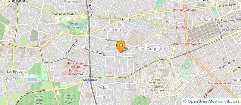 localisation de l'entreprise SCI ACF à MERIGNAC