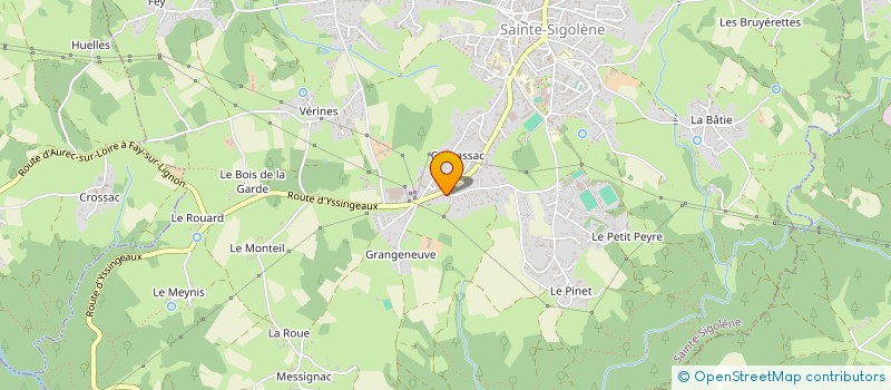 localisation de l'entreprise SCI ACF à SAINTE-SIGOLENE