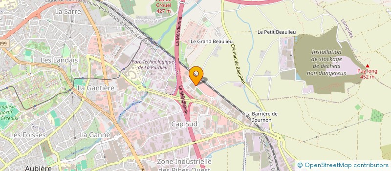 localisation de l'entreprise SCI ACF IMMOBILIER CLERMONT  CLERMONT FERRAND