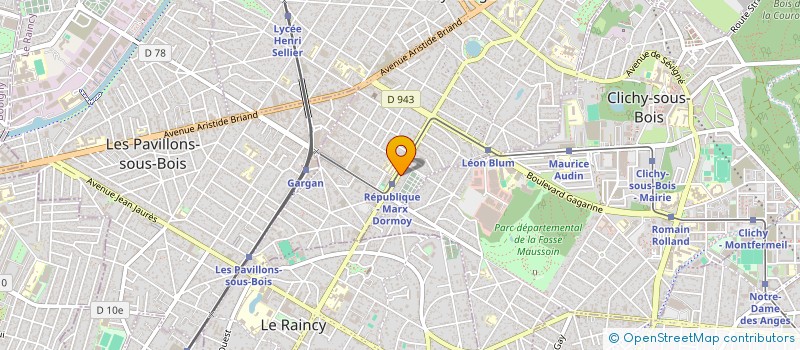 localisation de l'entreprise SCI ACG à LIVRY-GARGAN