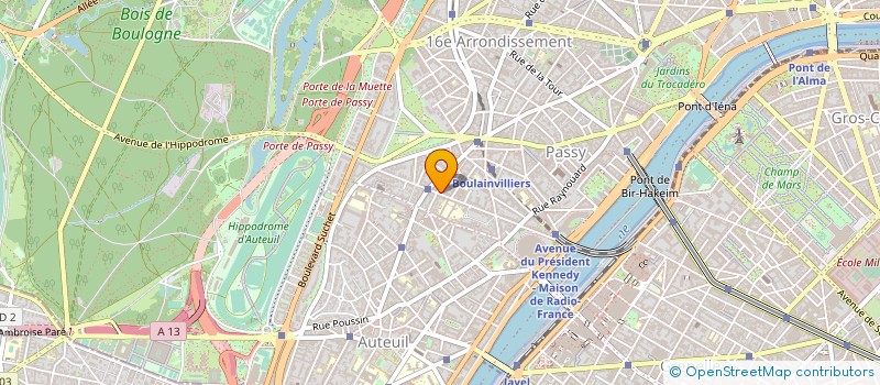 localisation de l'entreprise SCI ACG  PARIS