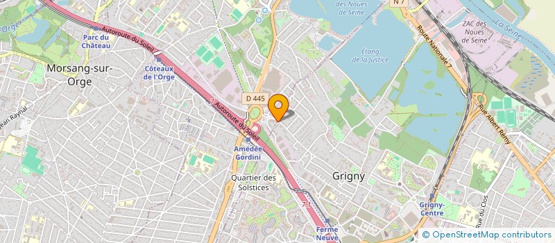 localisation de l'entreprise SCI ACGA à GRIGNY