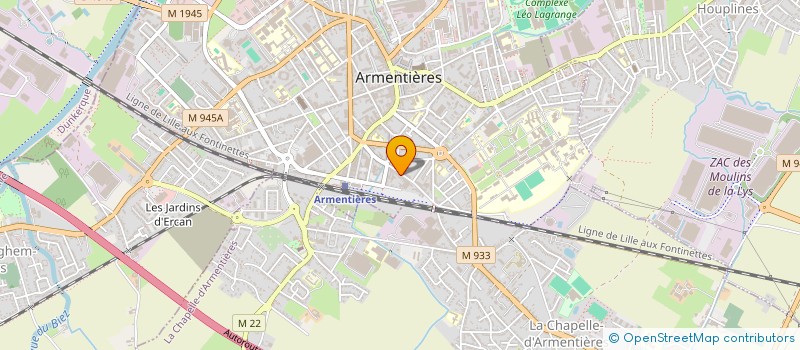 localisation de l'entreprise SCI ACGD  ARMENTIERES