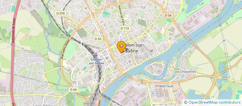 localisation de l'entreprise SCI ACGM à CHALON-SUR-SAONE