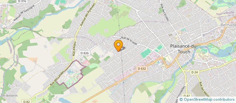 localisation de l'entreprise SCI ACGS  PLAISANCE-DU-TOUCH