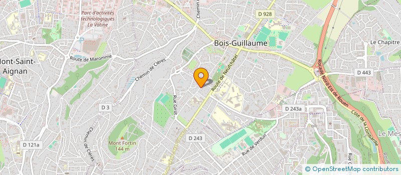 localisation de l'entreprise SCI ACH IMMO  BOIS-GUILLAUME