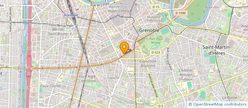 localisation de l'entreprise SCI ACHACHE à GRENOBLE