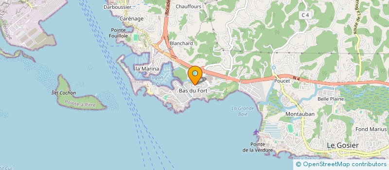 localisation de l'entreprise SCI ACHAIR à LE GOSIER