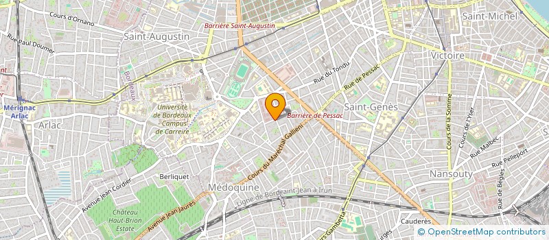 localisation de l'entreprise SCI ACHARD 2  BORDEAUX