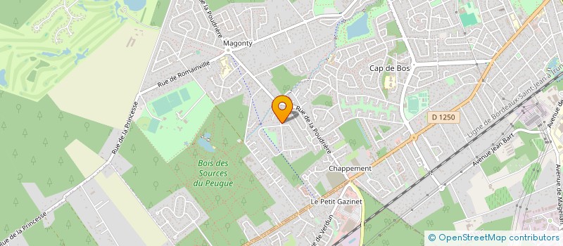 localisation de l'entreprise SCI ACHARD  PESSAC