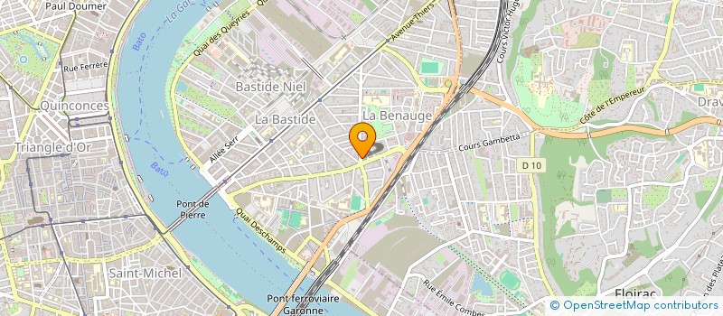 localisation de l'entreprise SCI ACHARD  BORDEAUX