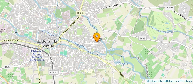 localisation de l'entreprise SCI ACHARD  L'ISLE-SUR-LA-SORGUE