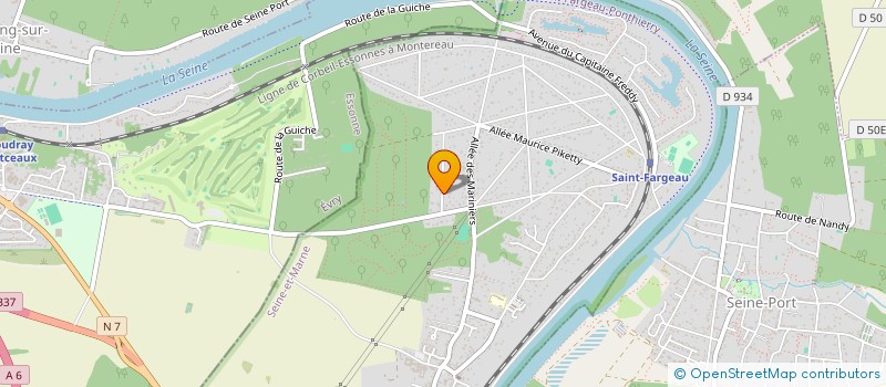 localisation de l'entreprise SCI ACHART  SAINT-FARGEAU-PONTHIERRY