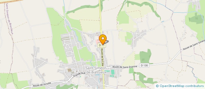 localisation de l'entreprise SCI ACHAS  SAINT-SIMEON-DE-BRESSIEUX