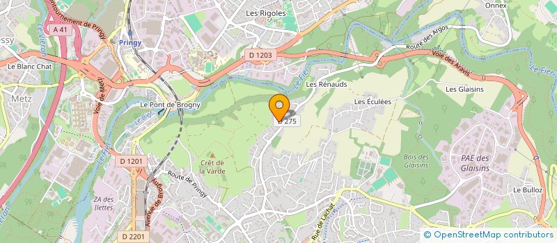 localisation de l'entreprise SCI ACHE à ANNECY