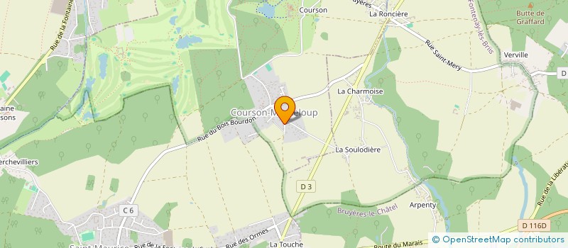 localisation de l'entreprise SCI ACHEBEY  COURSON-MONTELOUP