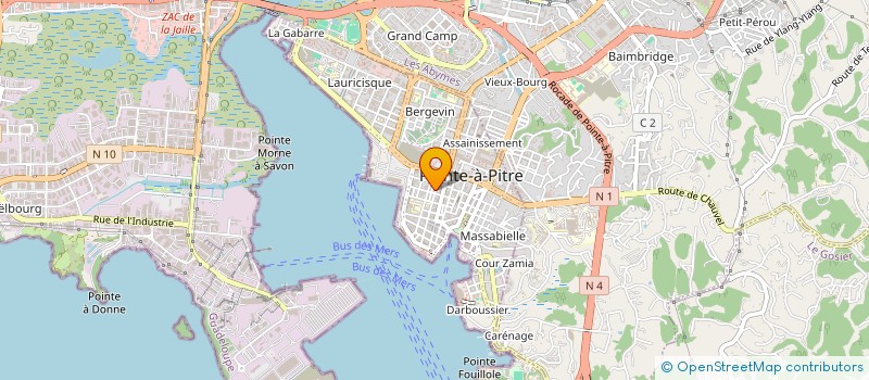 localisation de l'entreprise SCI ACHEL à POINTE-A-PITRE