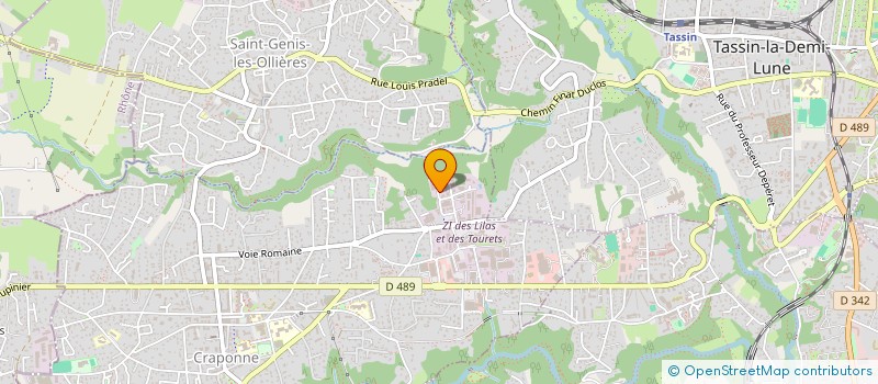 localisation de l'entreprise SCI ACHEL  CRAPONNE