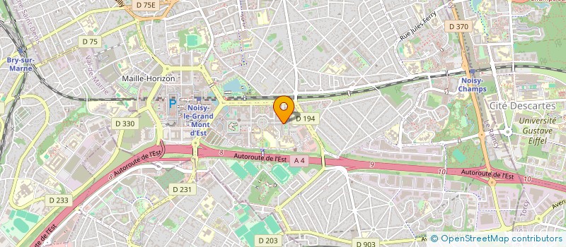 localisation de l'entreprise SCI ACHELUS  NOISY-LE-GRAND