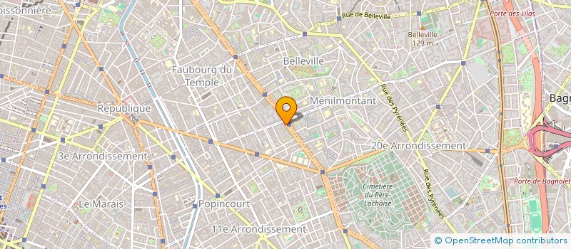 localisation de l'entreprise SCI ACHERIR  PARIS