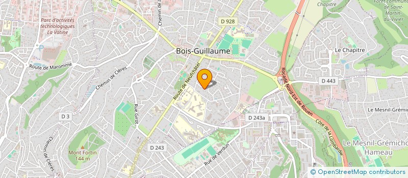 localisation de l'entreprise SCI ACHILLE à BOIS-GUILLAUME