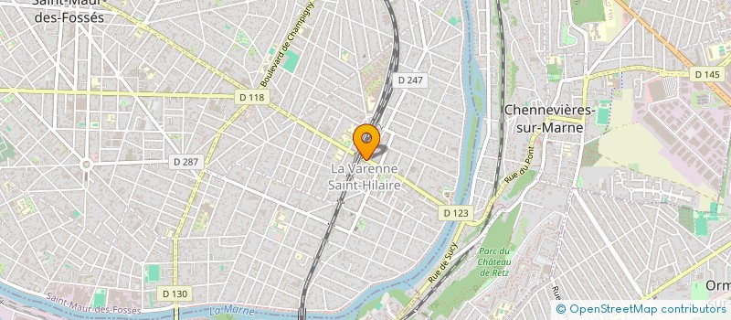 localisation de l'entreprise SCI ACHILLE ET ANATOLE à SAINT-MAUR-DES-FOSSES