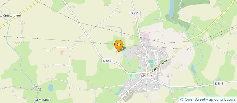 localisation de l'entreprise SCI ACHILLEE  AHUILLE
