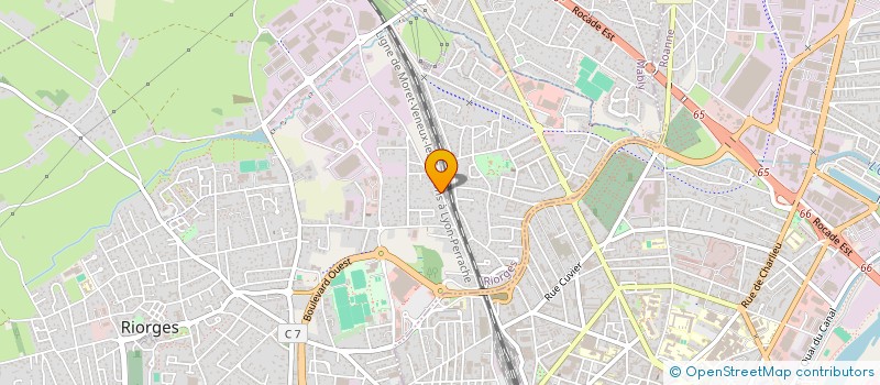localisation de l'entreprise SCI ACI à RIORGES