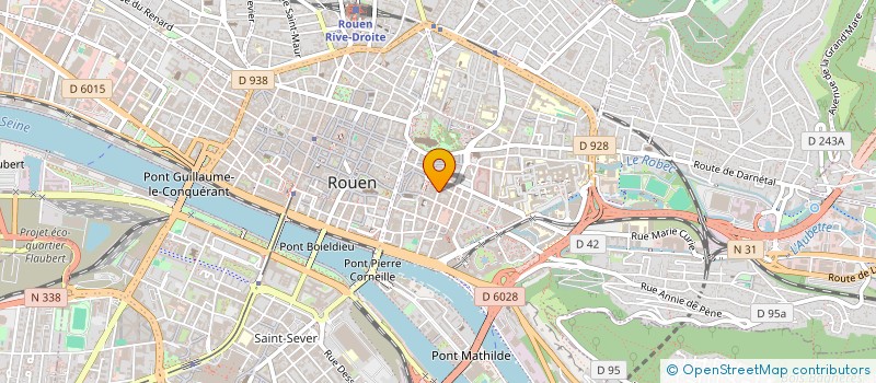 localisation de l'entreprise SCI ACI à ROUEN