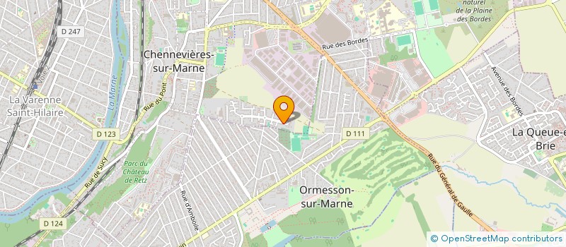 localisation de l'entreprise SCI ACIMMO  CHENNEVIERES-SUR-MARNE