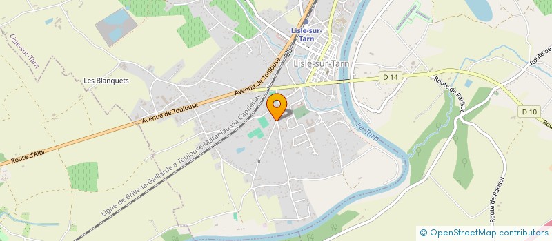 localisation de l'entreprise SCI ACIMMO à LISLE-SUR-TARN