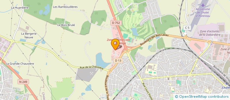 localisation de l'entreprise SCI ACIMMO à CHOLET