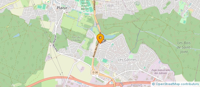 localisation de l'entreprise SCI ACIMO  PLAISIR