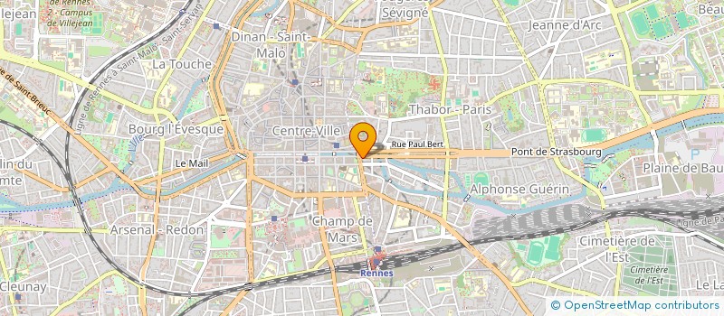 localisation de l'entreprise SCI ACIR  RENNES