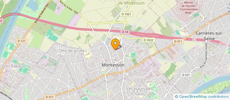 localisation de l'entreprise SCI ACJ  MONTESSON