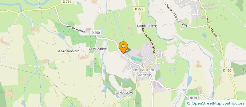 localisation de l'entreprise SCI ACJ INVEST  MAUGES-SUR-LOIRE