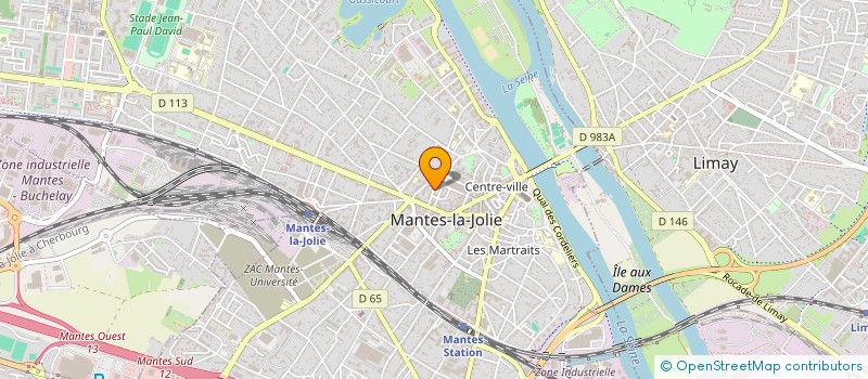 localisation de l'entreprise SCI ACJ2P  MANTES-LA-JOLIE