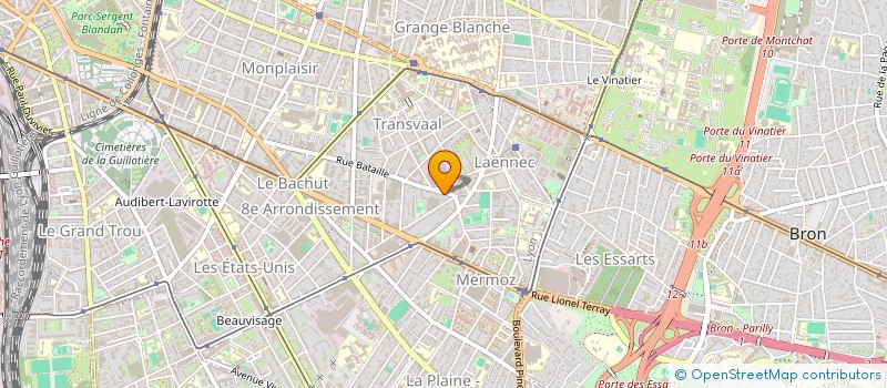 localisation de l'entreprise SCI ACJGA  LYON