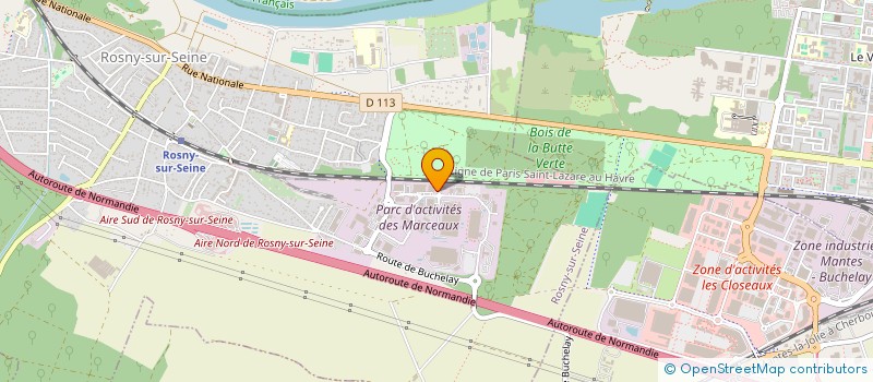 localisation de l'entreprise SCI ACJLD  ROSNY-SUR-SEINE