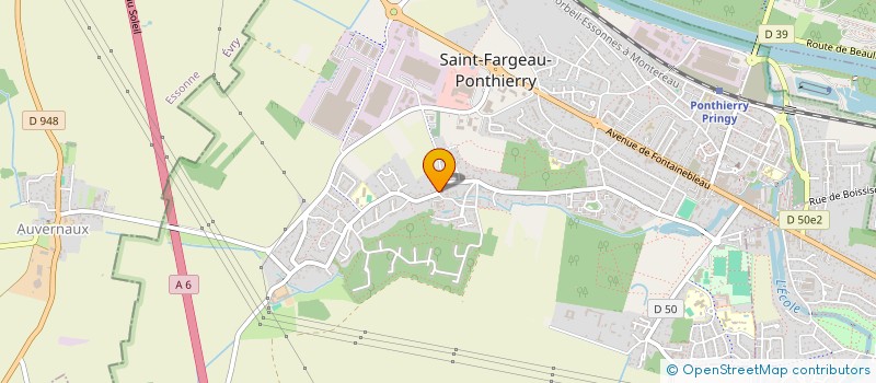 localisation de l'entreprise SCI ACK IMMO  SAINT-FARGEAU-PONTHIERRY