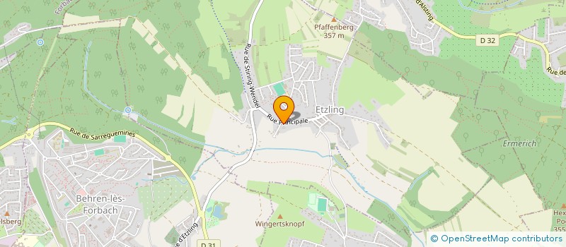 localisation de l'entreprise SCI ACKA IMMOBILIER à ETZLING