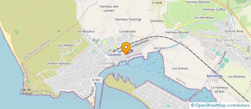 localisation de l'entreprise SCI ACKERS DESIGN ASSOCIES à BARNEVILLE-CARTERET